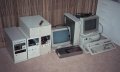 PC and Other pile.  Three mini tower cases (cases are gone, I still have some of the internals), Ipex desktop case, HP 14" Monochrome Monitor, Rampage Plus, DecStation 2100, IBM PS/2 50z with IBM monitor and two IBM keyboards. - sorted2.jpg